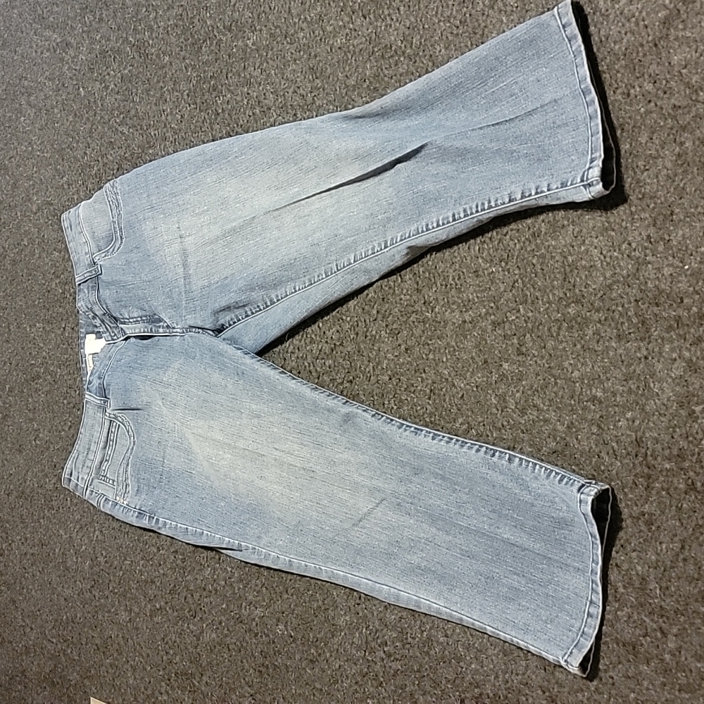 Chicos denim capri jeans size 15